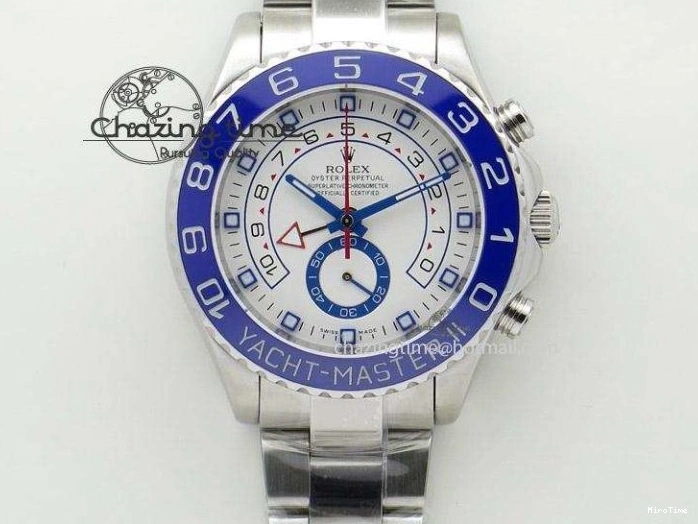 MiroTime 0508 Yacht-Master 116655 VSF 1:1 Best Edition Black Ceramic Bezel on Oysterflex Rubber Strap VS Practical 2096